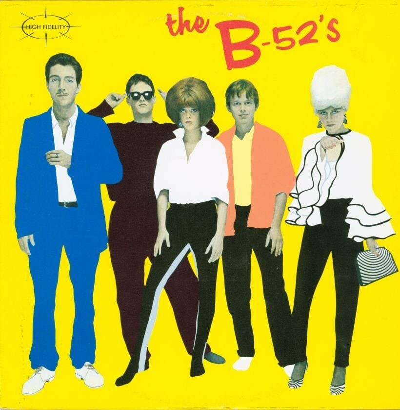 The record cover for the B-52's